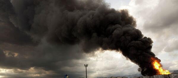 Incendio en Santos - Sputnik Mundo