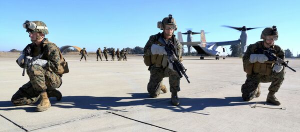 Marines estadounidenses en la base de Morón de la Frontera - Sputnik Mundo