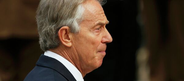 Former British Prime Minister Tony Blair arrives for the Afghanistan service of commemoration at St Paul's Cathedral in London March 13, 2015. - Sputnik Mundo