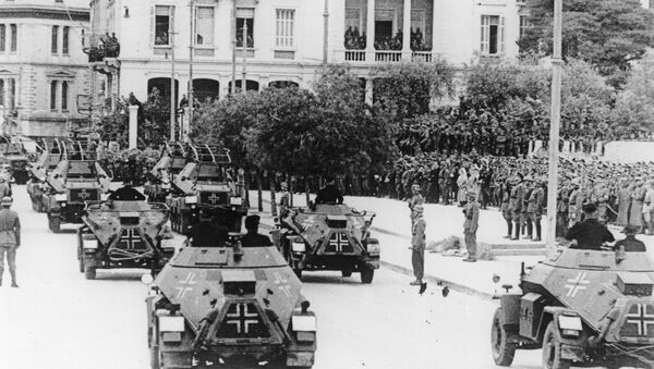 Soldados nazis en Grecia, 1941 - Sputnik Mundo