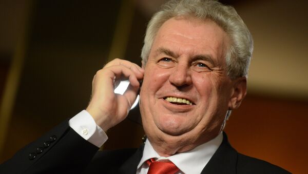 Milos Zeman, presidente de la República Checa - Sputnik Mundo