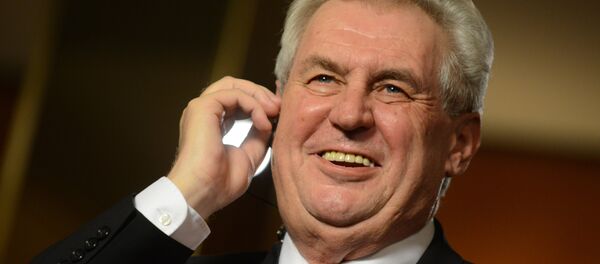 Milos Zeman, presidente de la República Checa - Sputnik Mundo