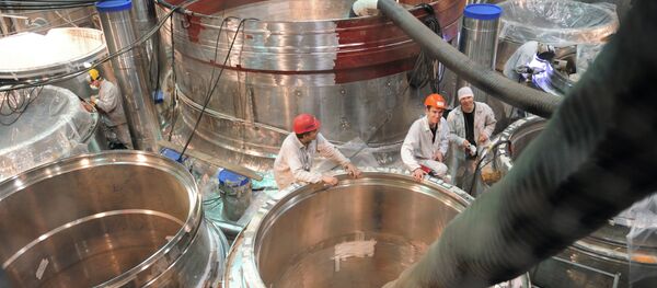 Montaje del reactor nuclear (Archivo) - Sputnik Mundo