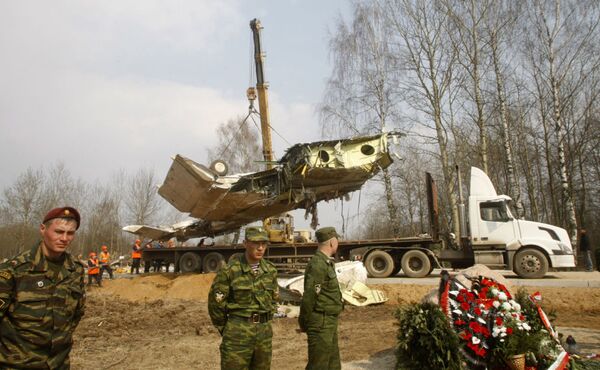 Accidente del Tu-154 del presidente polaco Kaczynski en abril de 2010 - Sputnik Mundo