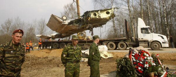 Accidente del Tu-154 del presidente polaco Kaczynski en abril de 2010 - Sputnik Mundo