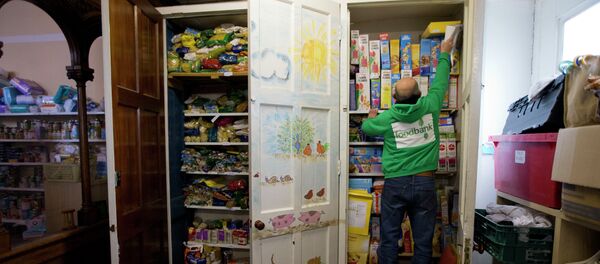 Banco de comida en Londres - Sputnik Mundo