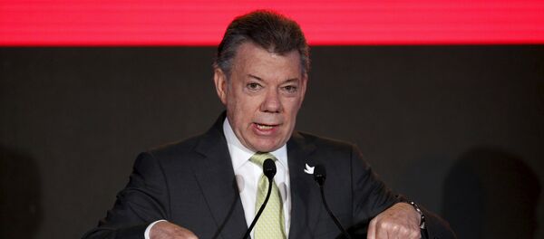 Juan Manuel Santos, presidente de Colombia - Sputnik Mundo