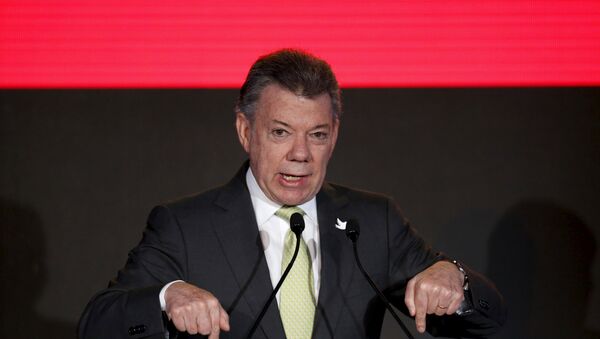 Juan Manuel Santos, presidente de Colombia - Sputnik Mundo