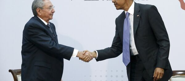 Raúl Castro, presidente de Cuba, y Barack Obama, presidente de EEUU - Sputnik Mundo