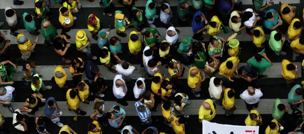 Manifestación antigubernamental en Brasil - Sputnik Mundo