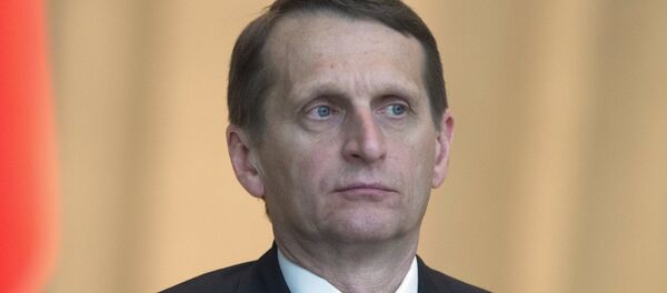 Serguéi Narishkin, presidente de la Duma de Estado de Rusia - Sputnik Mundo