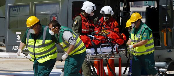 Uno de los inmigrantes salvados en la costa de Italia - Sputnik Mundo