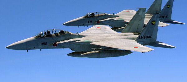 Cazas F-15 de las Fuerzas de Autodefensa de Japón - Sputnik Mundo