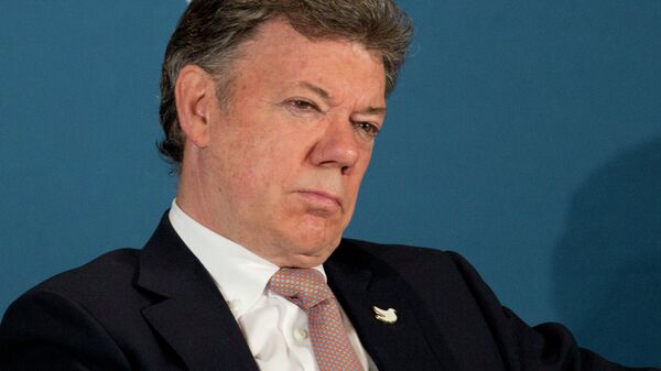 Juan Manuel Santos, presidente de Colombia - Sputnik Mundo