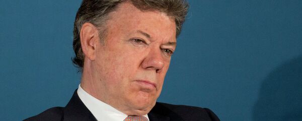 Juan Manuel Santos, presidente de Colombia - Sputnik Mundo