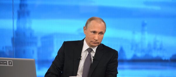 Línea directa con Vladímir Putin (2015) Línea directa con Vladímir Putin (2015) - Sputnik Mundo
