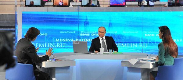 Línea directa con Vladímir Putin - Sputnik Mundo