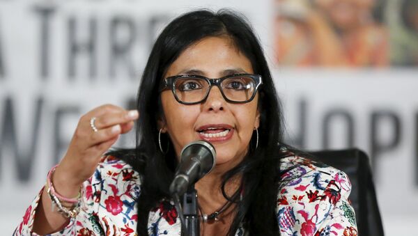 Delcy Rodríguez, ministra de Exteriores de Venezuela (archivo) - Sputnik Mundo