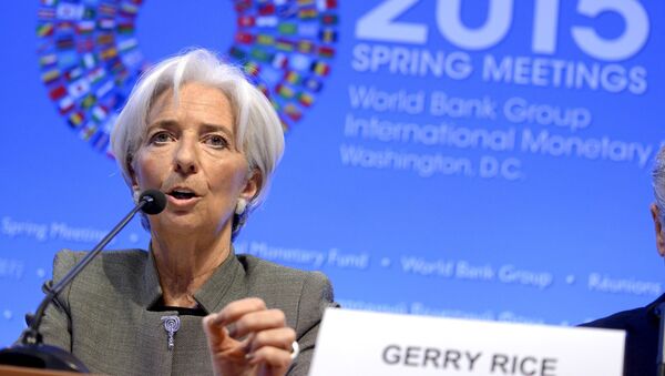 Christine Lagarde, directora del Fondo Monetario Internacional - Sputnik Mundo