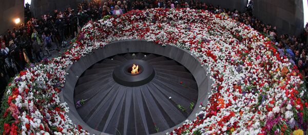 Homenaje a las víctimas del genocidio de 1915 - Sputnik Mundo