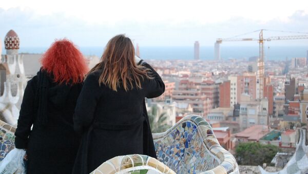 Turistas en Barcelona - Sputnik Mundo