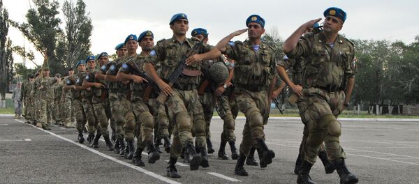 Militares kazajos Militares kazajos - Sputnik Mundo