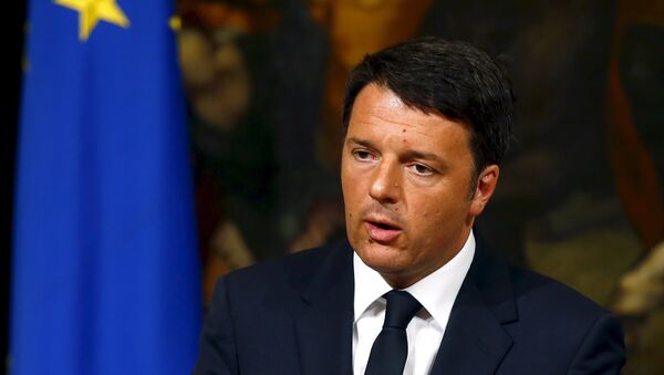 Matteo Renzi, primer ministro de Italia - Sputnik Mundo