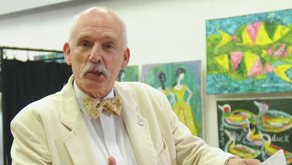 Janusz Korwin-Mikke, líder del partido de derecha KORWiN - Sputnik Mundo