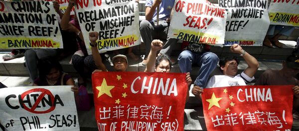 Mitin en Manila sobre la disputa territorial en el mar del Sur de China, el 17 de abril - Sputnik Mundo