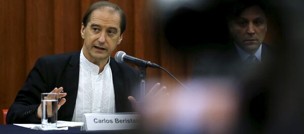 Carlos Beristain, portavoz de la Comisión Interamericana de los Derechos Humanos (CIDH). 20 de abril de 2015 - Sputnik Mundo