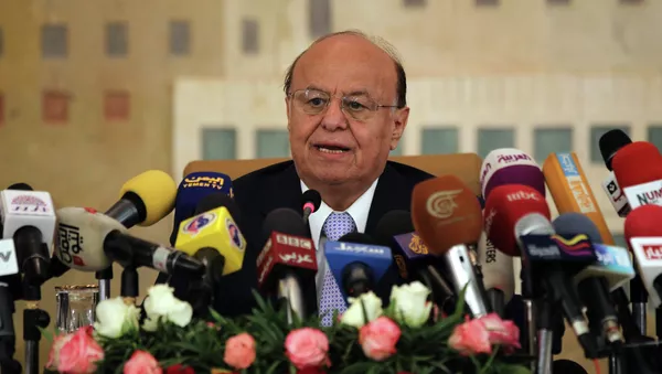 Yemeni President Abdrabuh Mansur Hadi - Sputnik Mundo