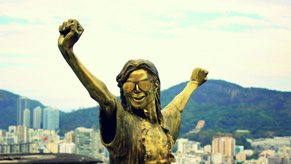 Estatua de Michael Jackson en favela Santa Marta Estatua de Michael Jackson en favela Santa Marta - Sputnik Mundo