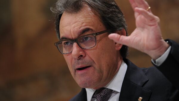 Artur Mas, presidente de Cataluña - Sputnik Mundo