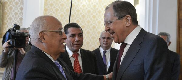 Vicepresidente del Consejo de Ministros de Cuba, Ricardo Cabrisas y ministro de Asuntos Exteriores de Rusia, Serguéi Lavrov - Sputnik Mundo