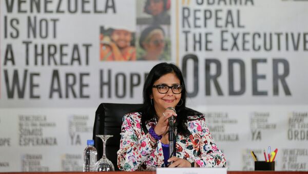 Delcy Rodríguez, ministra de Asuntos Exteriores de Venezuela - Sputnik Mundo