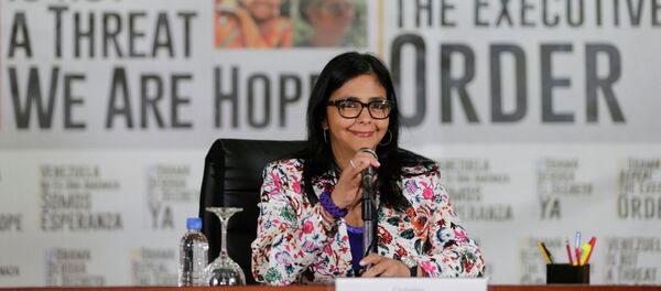 Delcy Rodríguez, ministra de Asuntos Exteriores de Venezuela - Sputnik Mundo