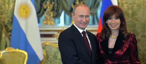 Встреча президента РФ В.Путина с президентом Аргентины К. Фернандес де Киршнер - Sputnik Mundo