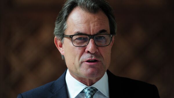 Artur Mas, presidente de Cataluña - Sputnik Mundo