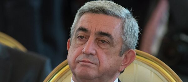 Serzh Sargsián, presidente de Armenia - Sputnik Mundo