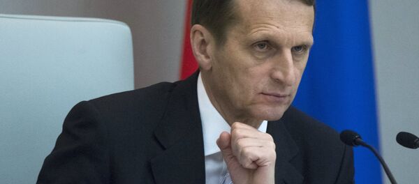 Serguéi Narishkin, presidente de la Duma de Estado de Rusia - Sputnik Mundo