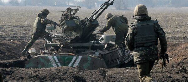 Militares ucranianos cerca de Donetsk - Sputnik Mundo