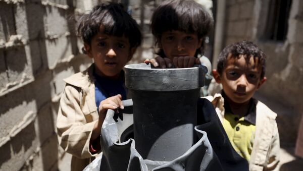 Niños en Saná - Sputnik Mundo