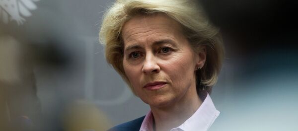 Ursula von der Leyen, ministra de Defensa de Alemania Ursula von der Leyen, ministra de Defensa de Alemania - Sputnik Mundo