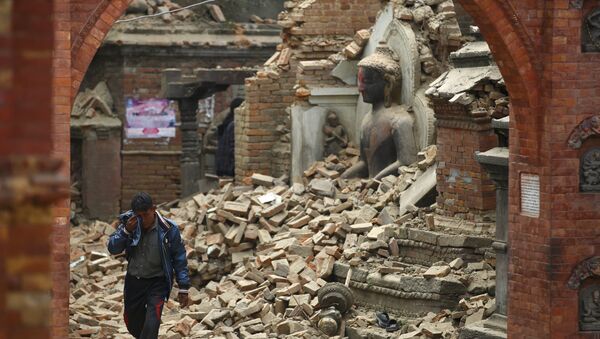 Consecuencias del terremoto en Nepal - Sputnik Mundo