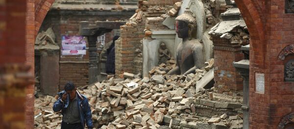 Consecuencias del terremoto en Nepal - Sputnik Mundo