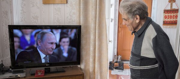 Трансляция Прямой линии с Владимиром Путиным - Sputnik Mundo