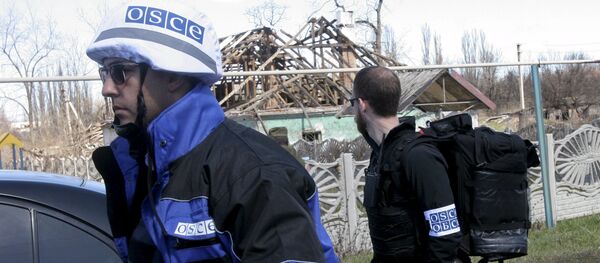 Observadores de la OSCE en Donbás - Sputnik Mundo