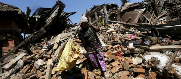 El terremoto en Nepal alteró la vida de ocho millones de personas - Sputnik Mundo