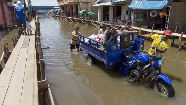 Inundacion en Brasil - Sputnik Mundo