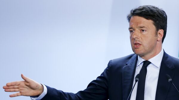 Matteo Renzi, primer ministro de Italia - Sputnik Mundo